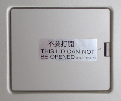 Betamax SLO-420P top panel