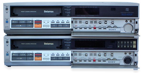 Betamax SLO-420P compared with SL-C9